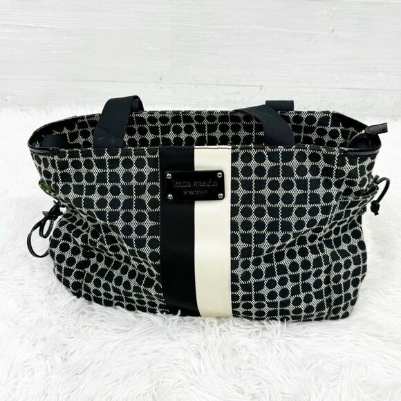 Kate Spade Classic Noel Henry Geometric Diaper Tote Bag With Pad - Picture 2 of 11
